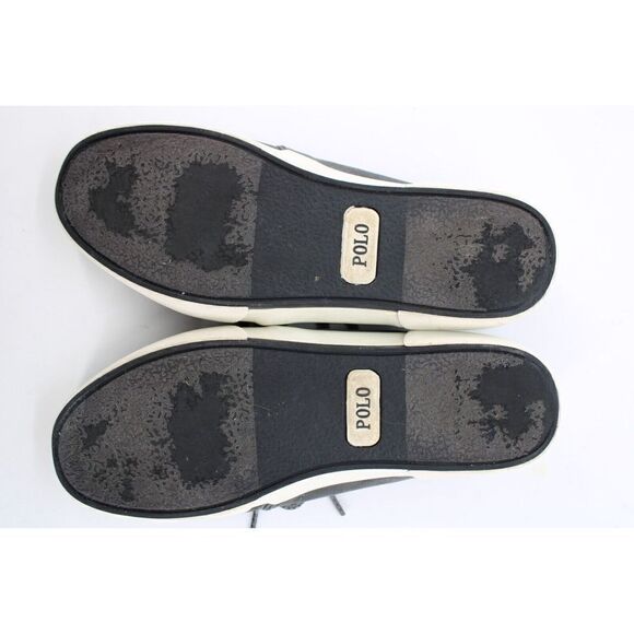 POLO RALPH LAUREN Faxon Low Lace Up Fabric Sport Sneakers Shoes Mens 9.5D - Picture 4 of 11